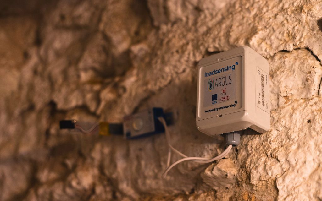 A sensor used in the Baltanás cellars